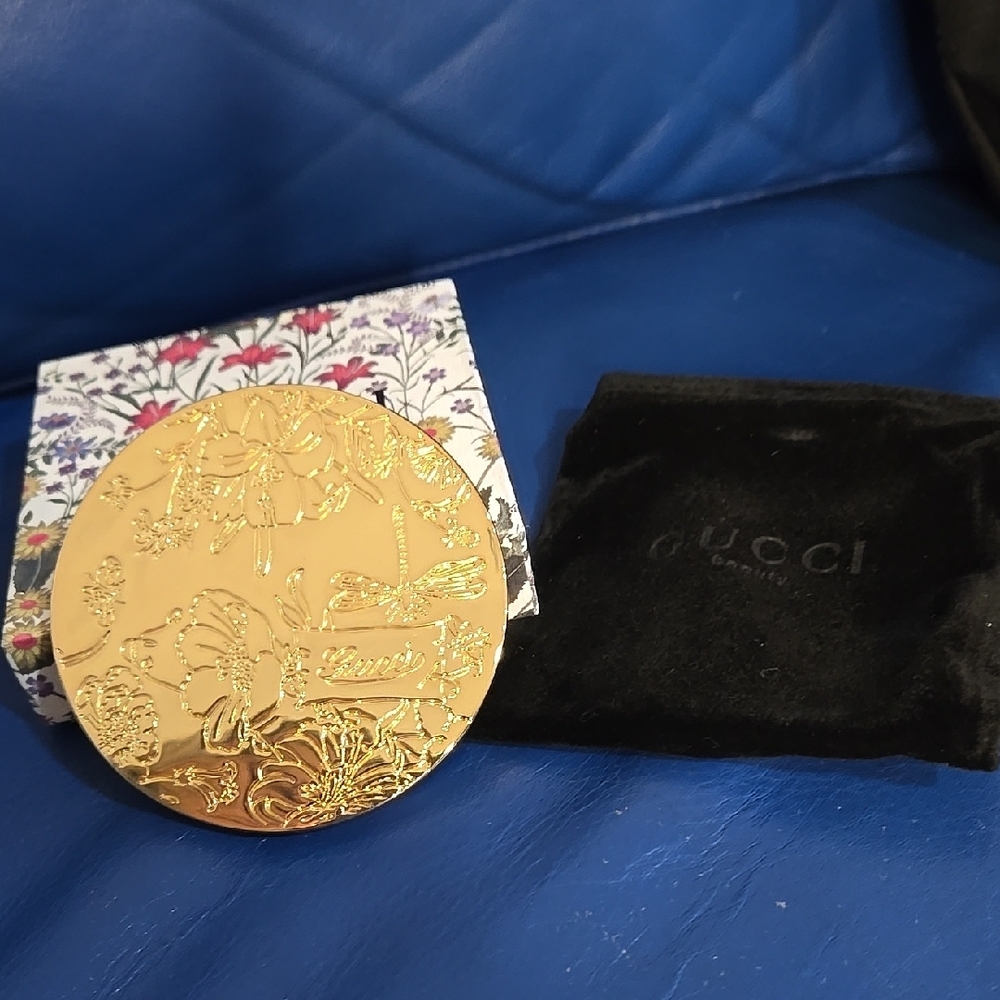 Gucci Gold Cosmetic Mirror